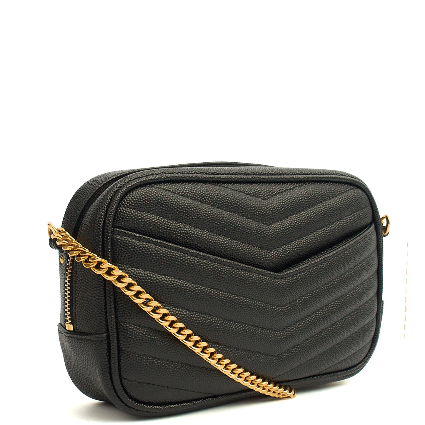 Saint Laurent Cross Body Lou - Mini in Black, Leather — Side View