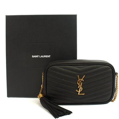 Saint Laurent Cross Body Lou - Mini in Black, Leather — Alternate View 13