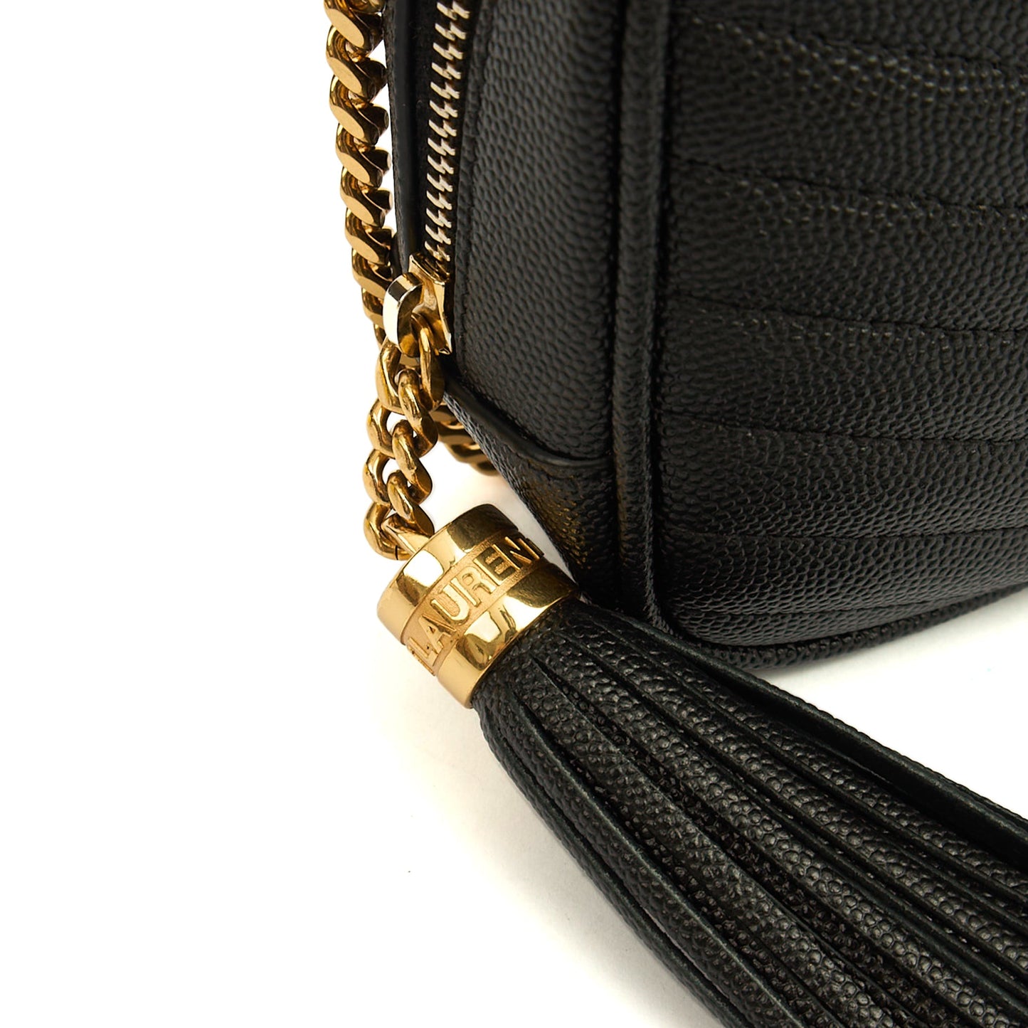 Saint Laurent Cross Body Lou - Mini in Black, Leather — Alternate View 12