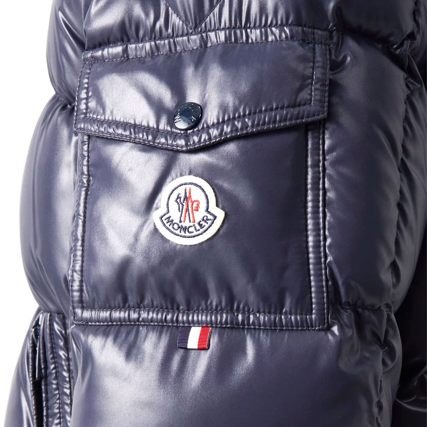 MONCLER Maury hooded half-zip down coat — XXS — Lifestyle View