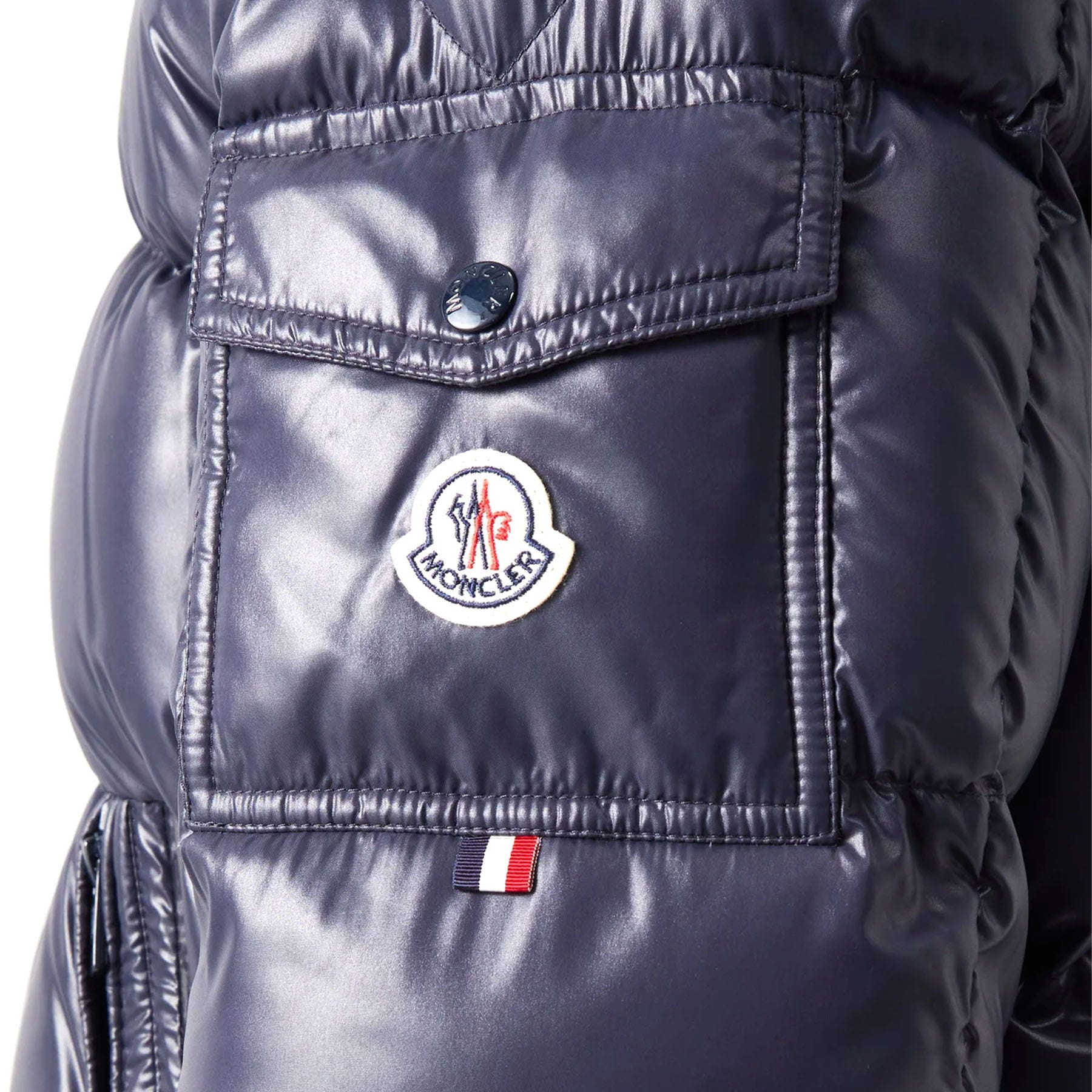 MONCLER Maury hooded half-zip down coat — XXS — Lifestyle View