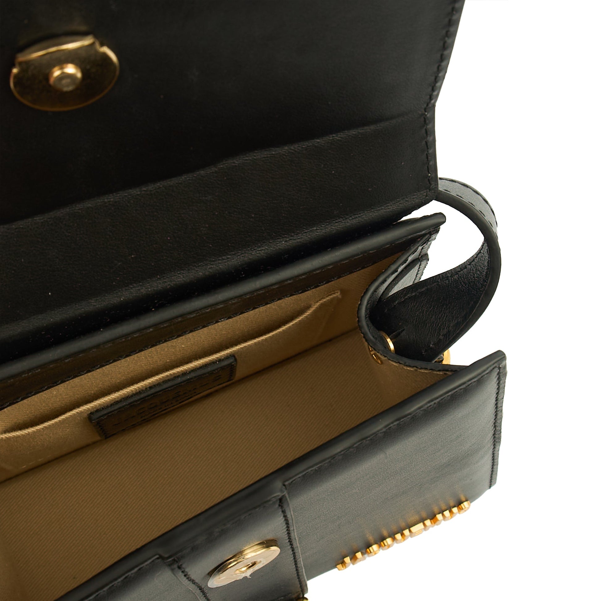Jacquemus Mini Bag Le Chiquito Moyen in Black, Leather — Alternate View 11