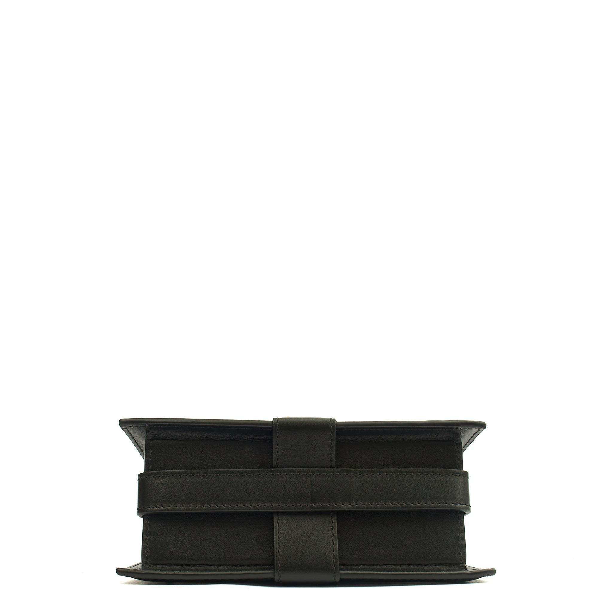 Jacquemus Mini Bag Le Chiquito Moyen in Black, Leather — Top View