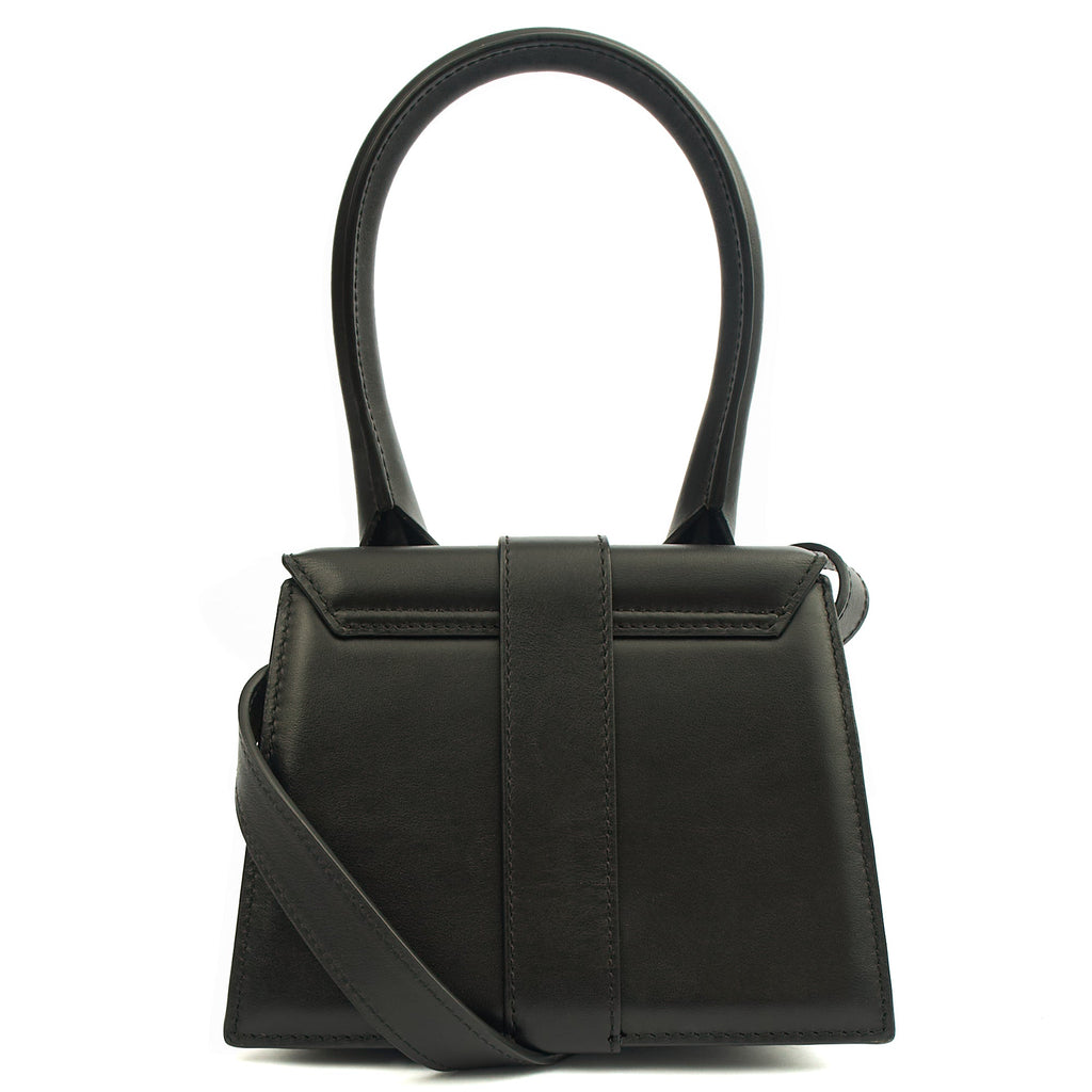 Jacquemus Mini Bag Le Chiquito Moyen in Black, Leather — Alternate View 9