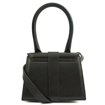 Jacquemus Mini Bag Le Chiquito Moyen in Black, Leather — Alternate View 9