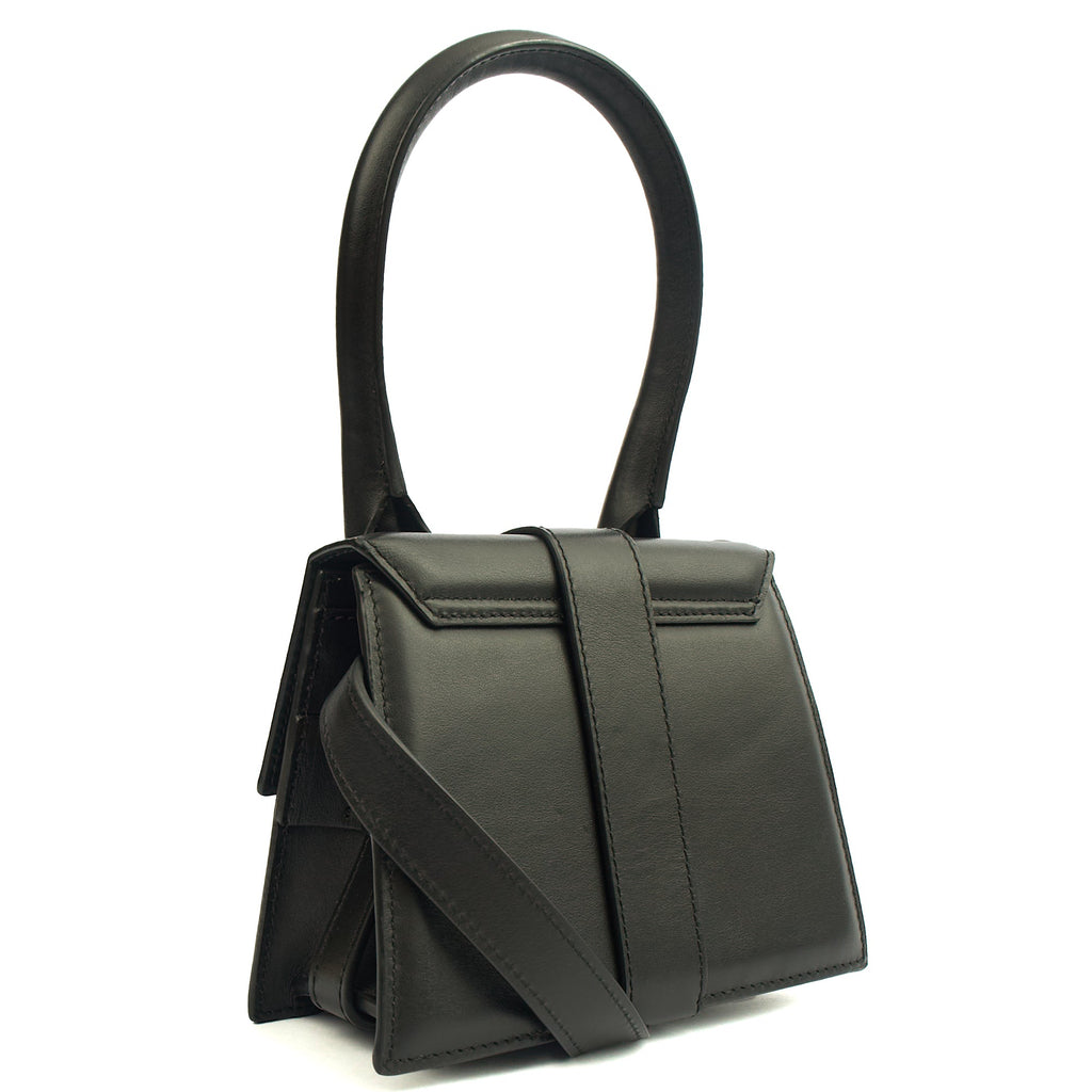 Jacquemus Mini Bag Le Chiquito Moyen in Black, Leather — Alternate View 8