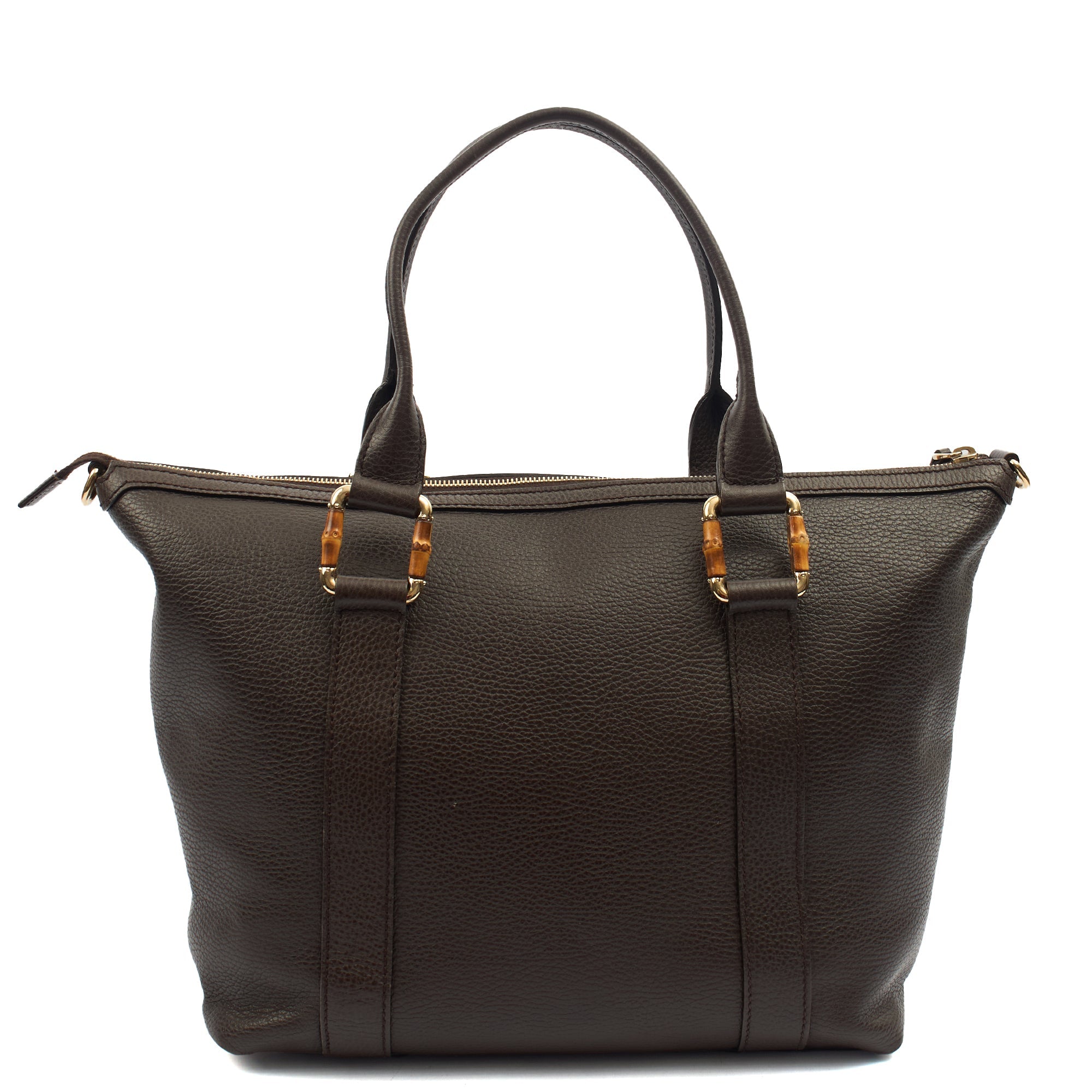 Gucci Tote Shoulder Bag in Brown, Leather — Alternate View 15