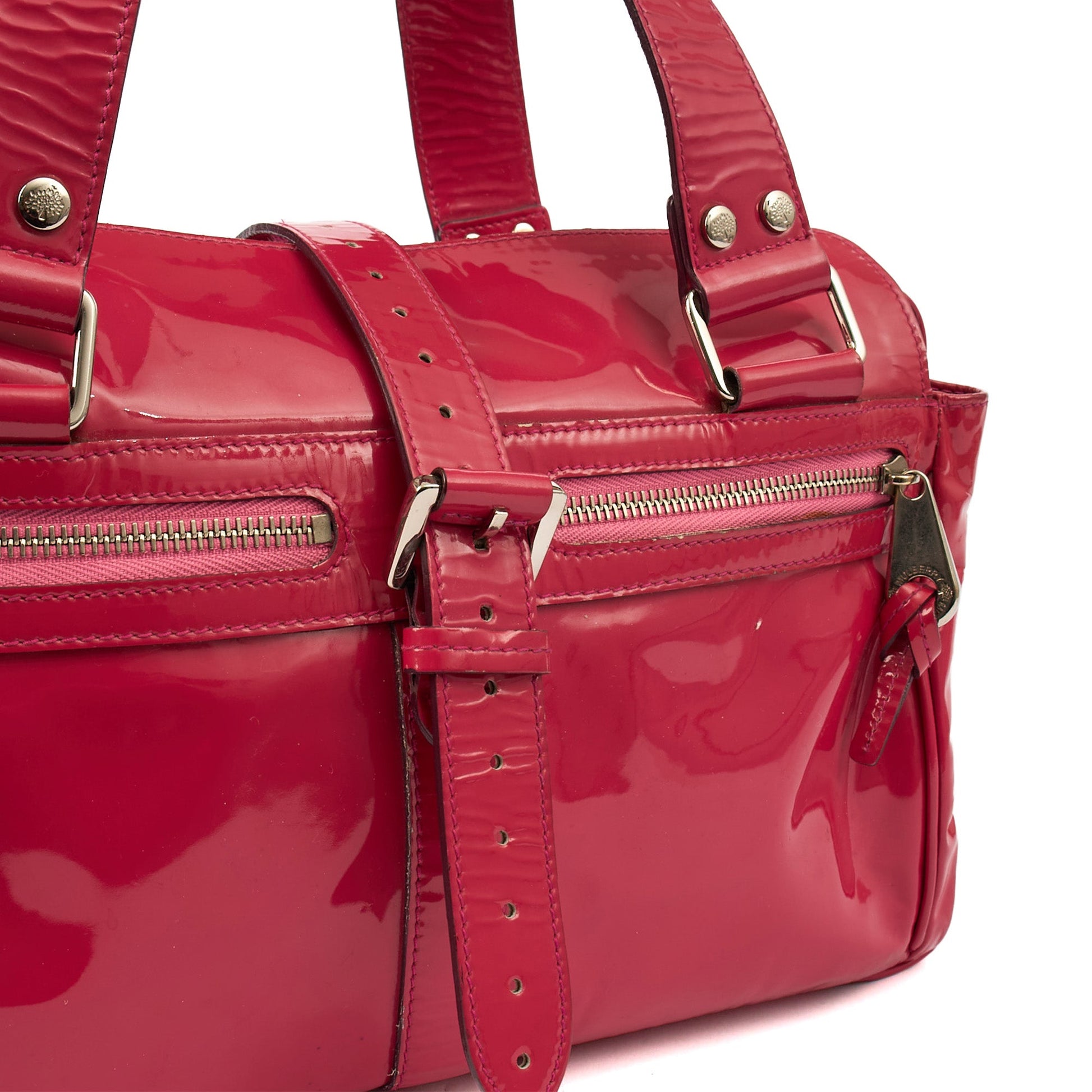 Mulberry Tote Mabel  in Pink, Patent Leather — Alternate View 23
