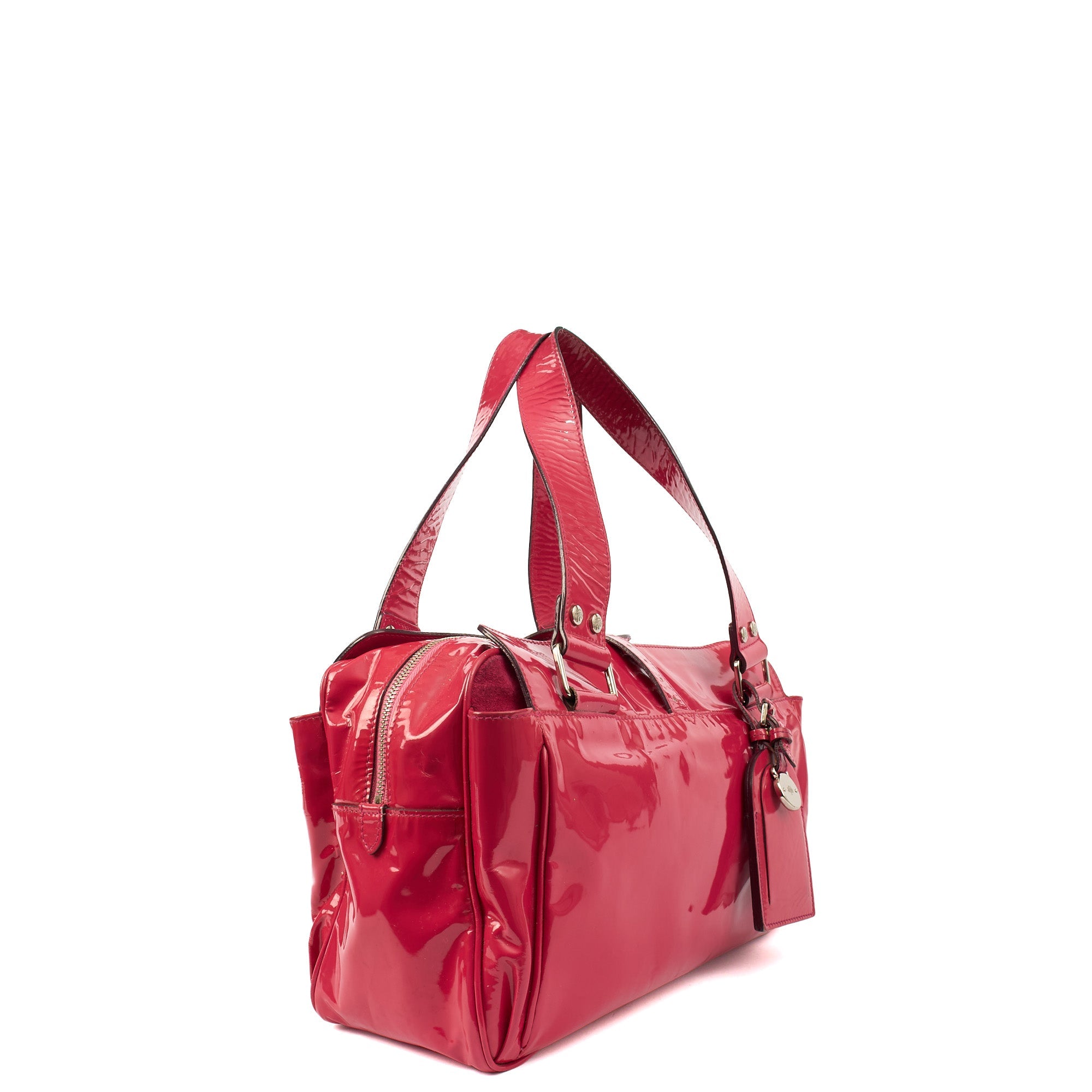 Mulberry Tote Mabel  in Pink, Patent Leather — Alternate View 10