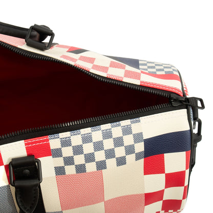 Louis Vuitton Keepall 50 Bandouliere America’s Cup collection in Multi, Canvas — Alternate View 8