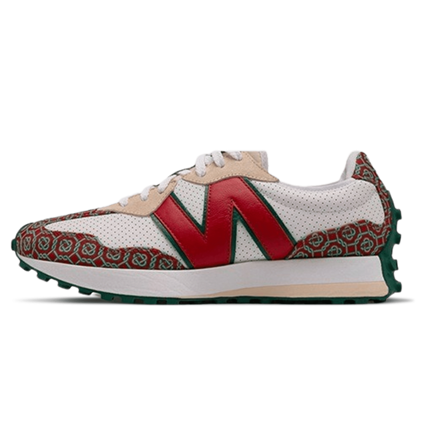 New Balance x Casablanca 327 'Red Monogram' — UK 3.5 | EU 36 | US 4 — Front View
