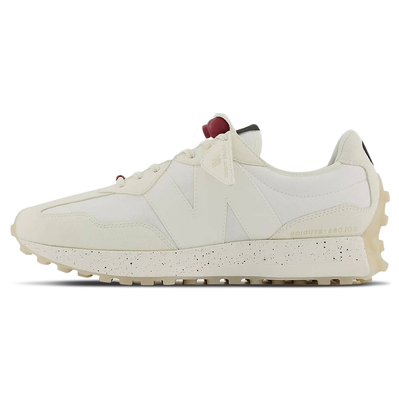 New Balance x ColorsxStudios 327 'Snow White Rumba Red' — UK 3.5 | EU 36 | US 4 — Front View