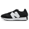New Balance 327 'Black Silver' — UK 3.5 | EU 36 | US 4 — Front View