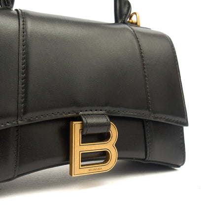 Balenciaga Cross Body Hourglass Top Handle XS in Black, Leather — Alternate View 19