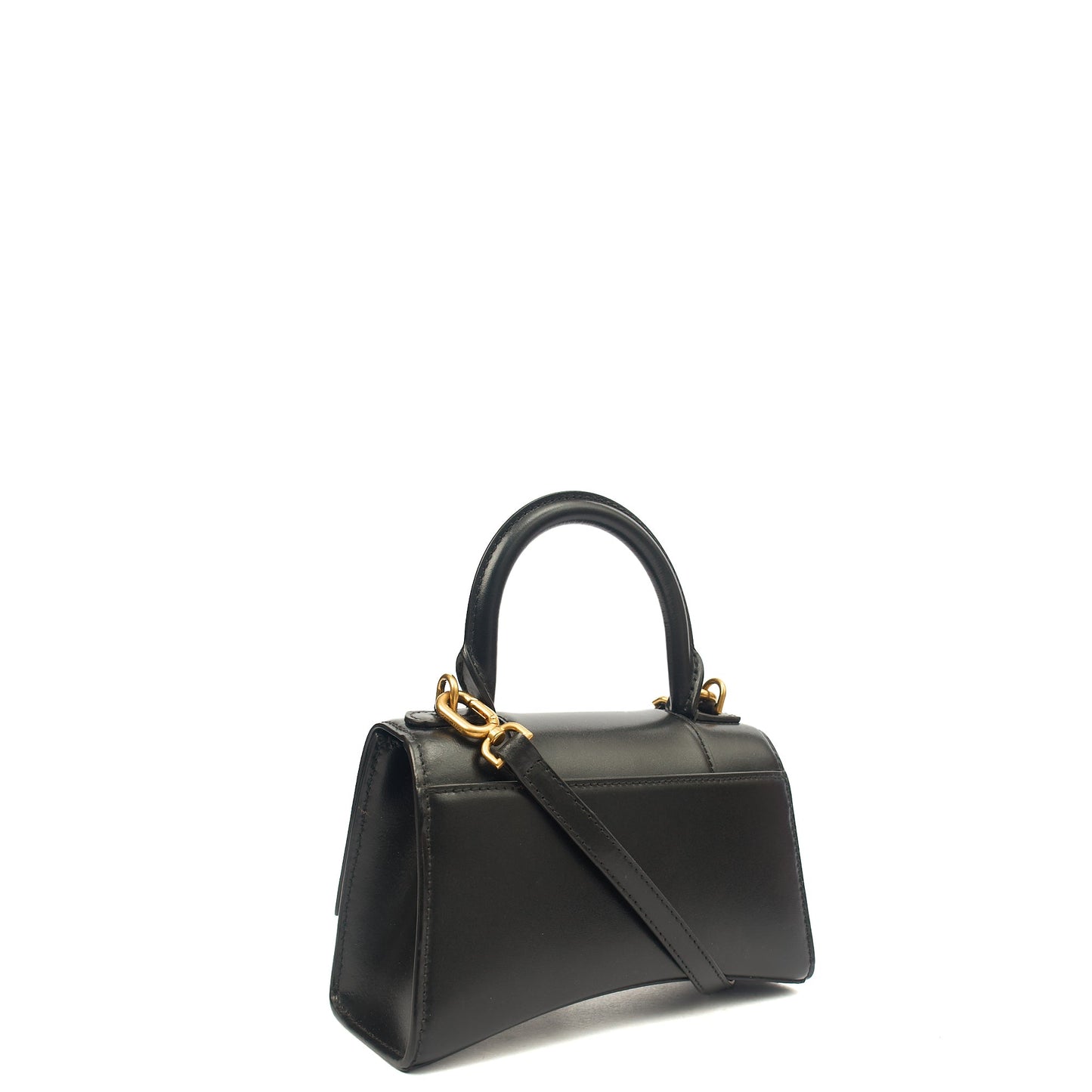 Balenciaga Cross Body Hourglass Top Handle XS in Black, Leather — Alternate View 16