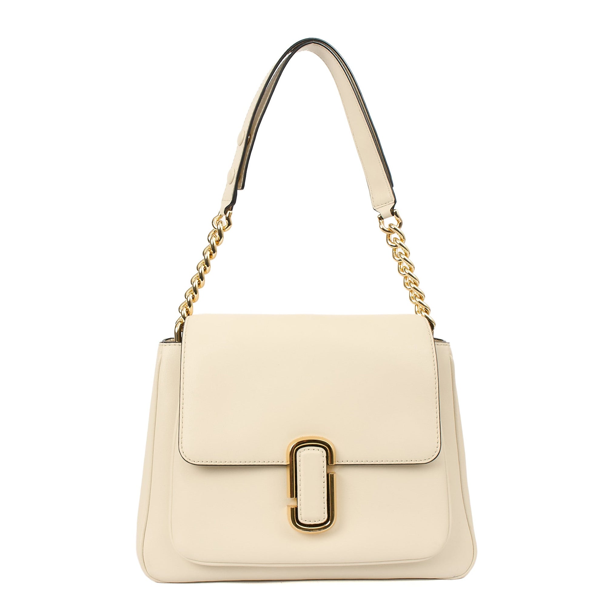 Marc Jacobs Shoulder Bag J Marc in Neutral, Leather — Front View