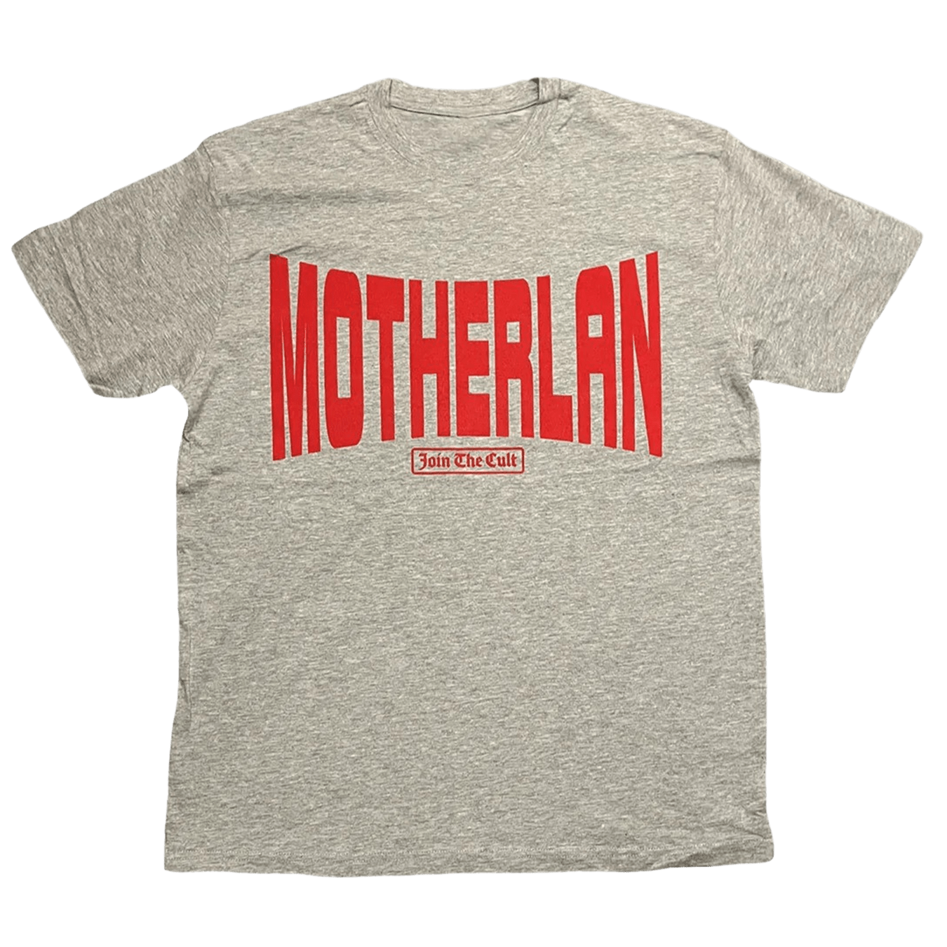 Motherlan MTN Pinch Logo Tee 'Grey' — XXS — Front View