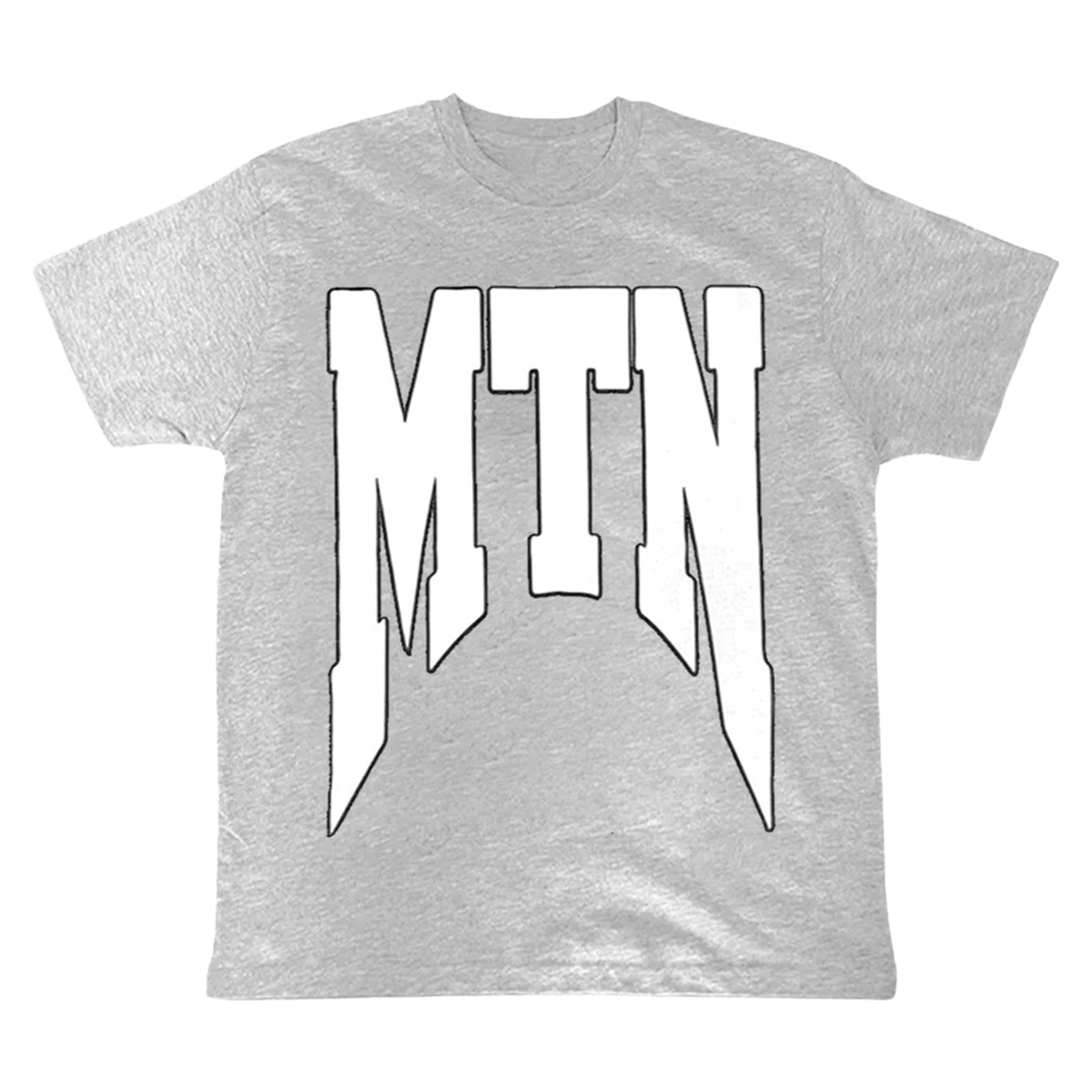 Motherlan MTN Two Tone Arch Logo T-shirt 'Grey' — XXS — Front View