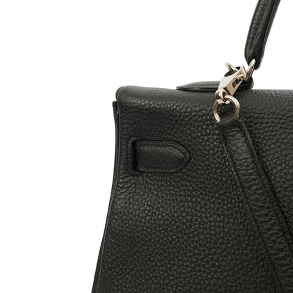 Hermes Kelly 35 in Black, Togo Leather — Alternate View 26
