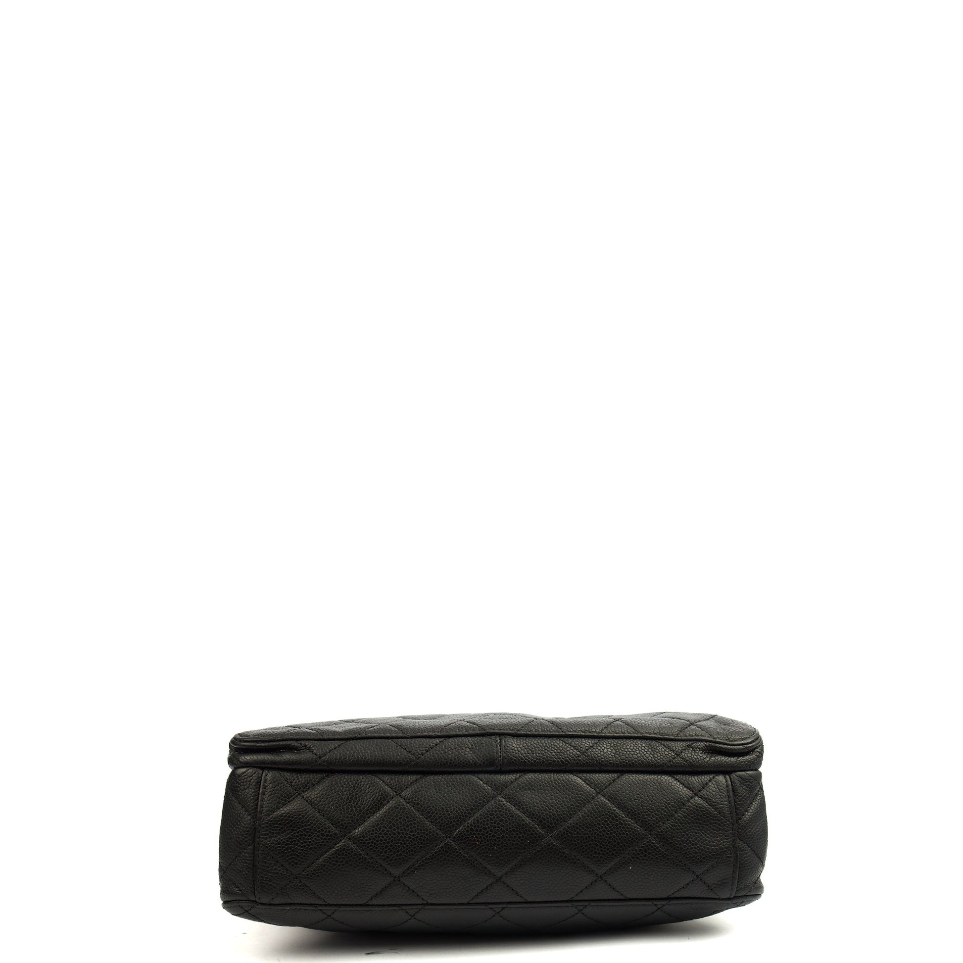 Chanel Tote Vintage Tote in Black, Caviar Leather — Alternate View 13