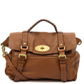Mulberry Satchel Alexa in Oak, Leather — Front View