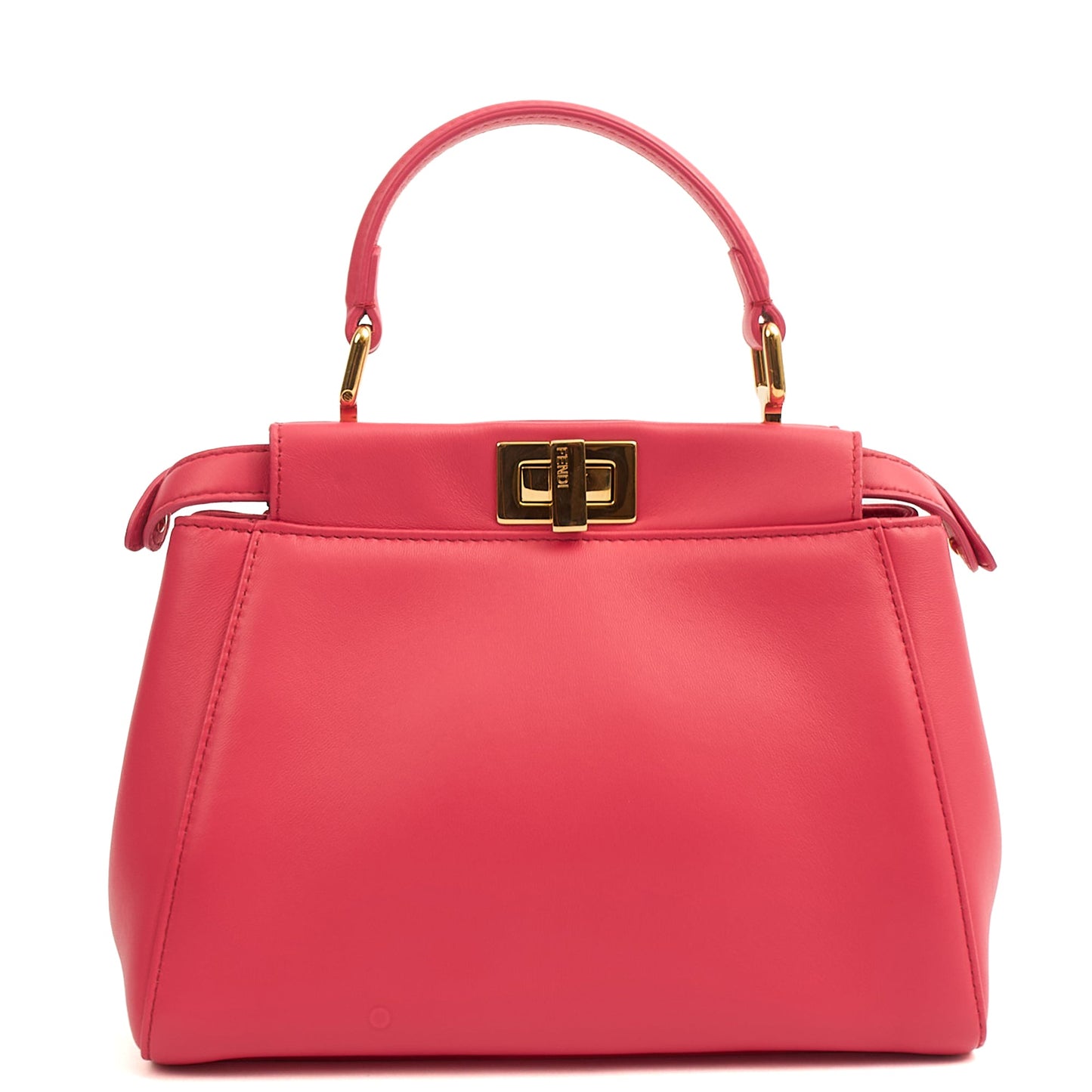 Fendi Top Handle Peekabo - Mini  in Pink, Leather — Alternate View 7