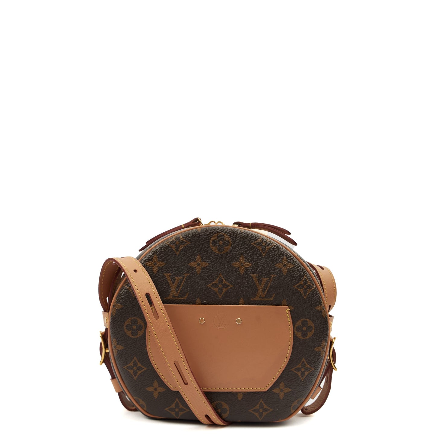Louis Vuitton Cross Body Boite Chapeau Souple PM in Monogram, Canvas — Back View