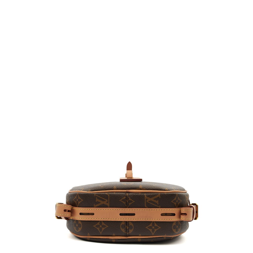 Louis Vuitton Cross Body Boite Chapeau Souple PM in Monogram, Canvas — Top View