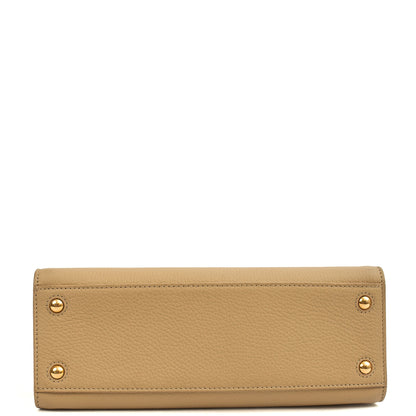 Burberry Tote Frances - Mini in Neutral, Leather — Alternate View 18