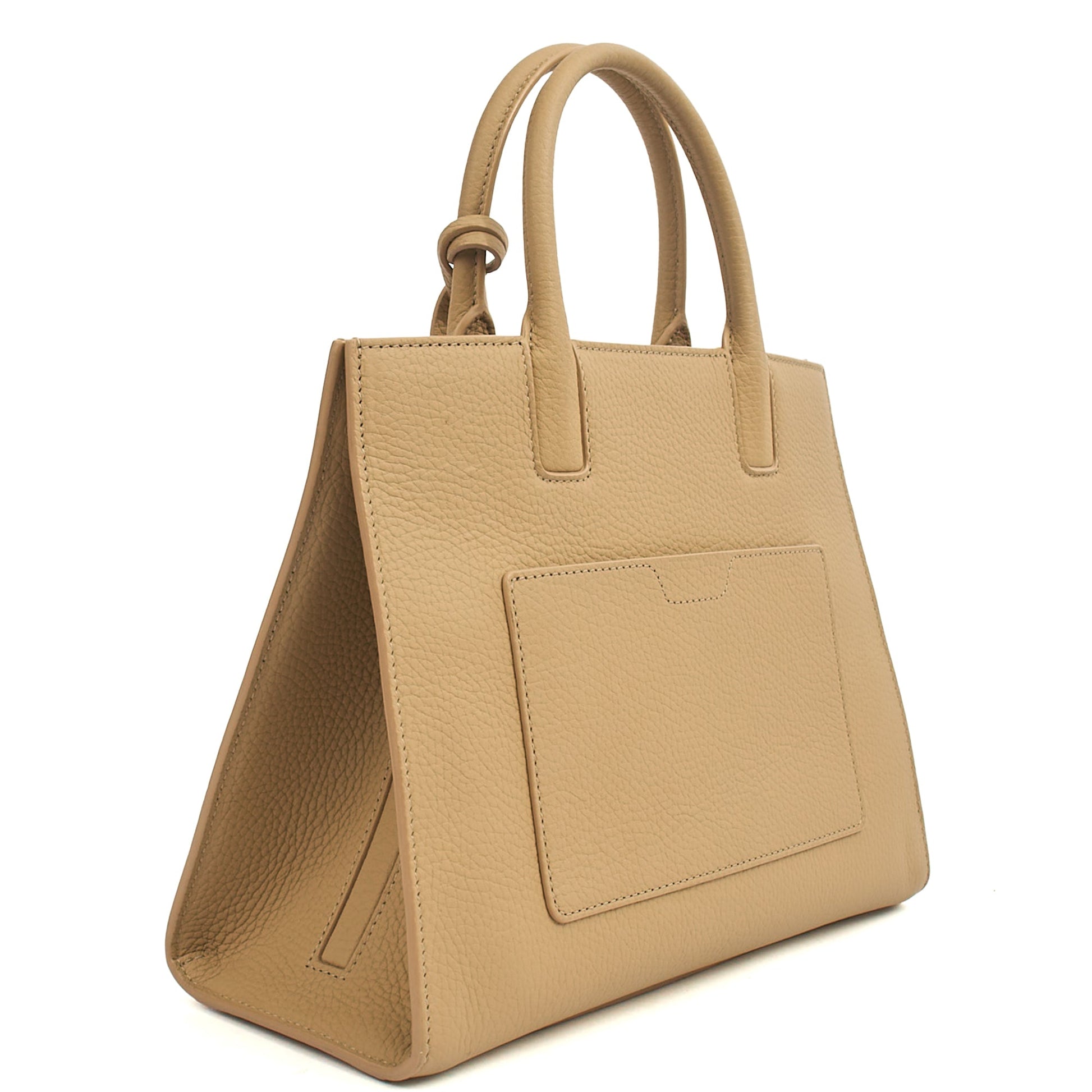 Burberry Tote Frances - Mini in Neutral, Leather — Alternate View 9