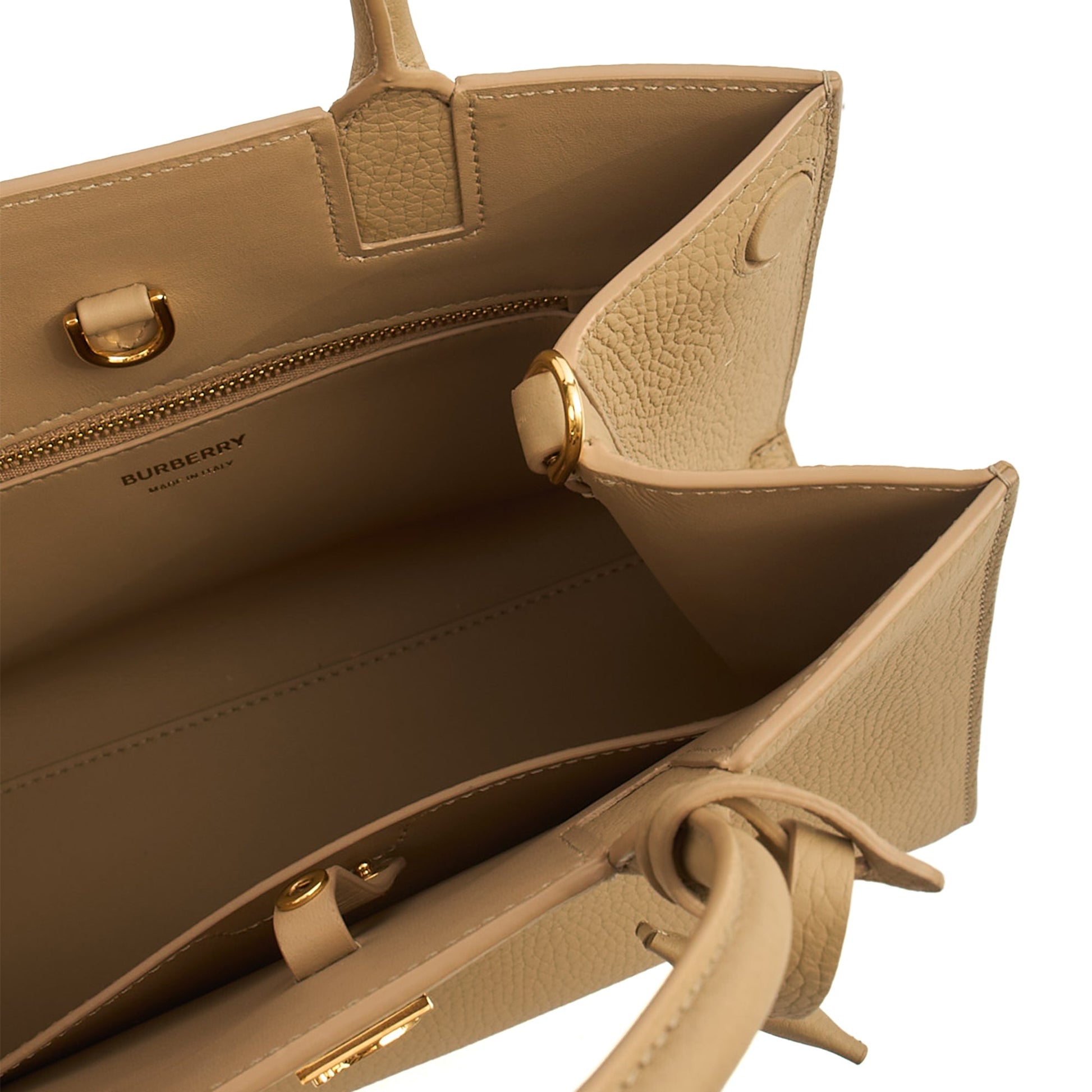 Burberry Tote Frances - Mini in Neutral, Leather — Alternate View 21