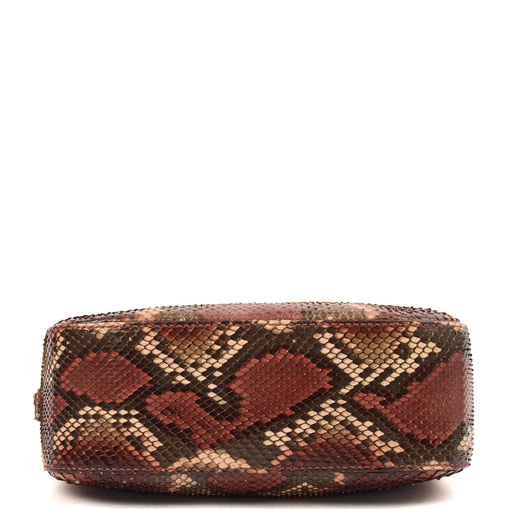 Gucci Shoulder Bag Soho  Disco Bag - Small in Red, Exotic Effect Leather — Detail View