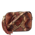 Gucci Shoulder Bag Soho  Disco Bag - Small in Red, Exotic Effect Leather — Front View