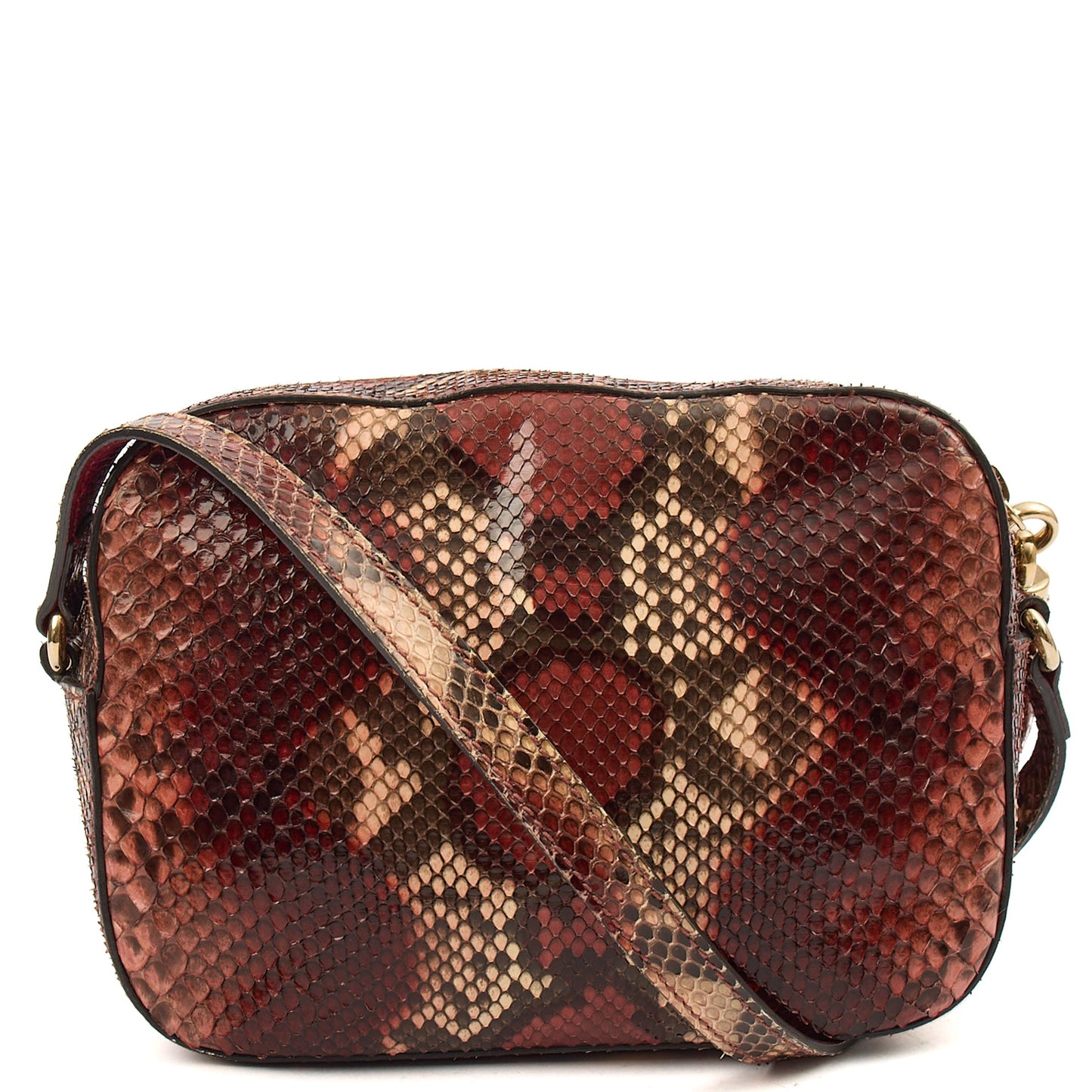 Gucci Shoulder Bag Soho  Disco Bag - Small in Red, Exotic Effect Leather — Alternate View 10