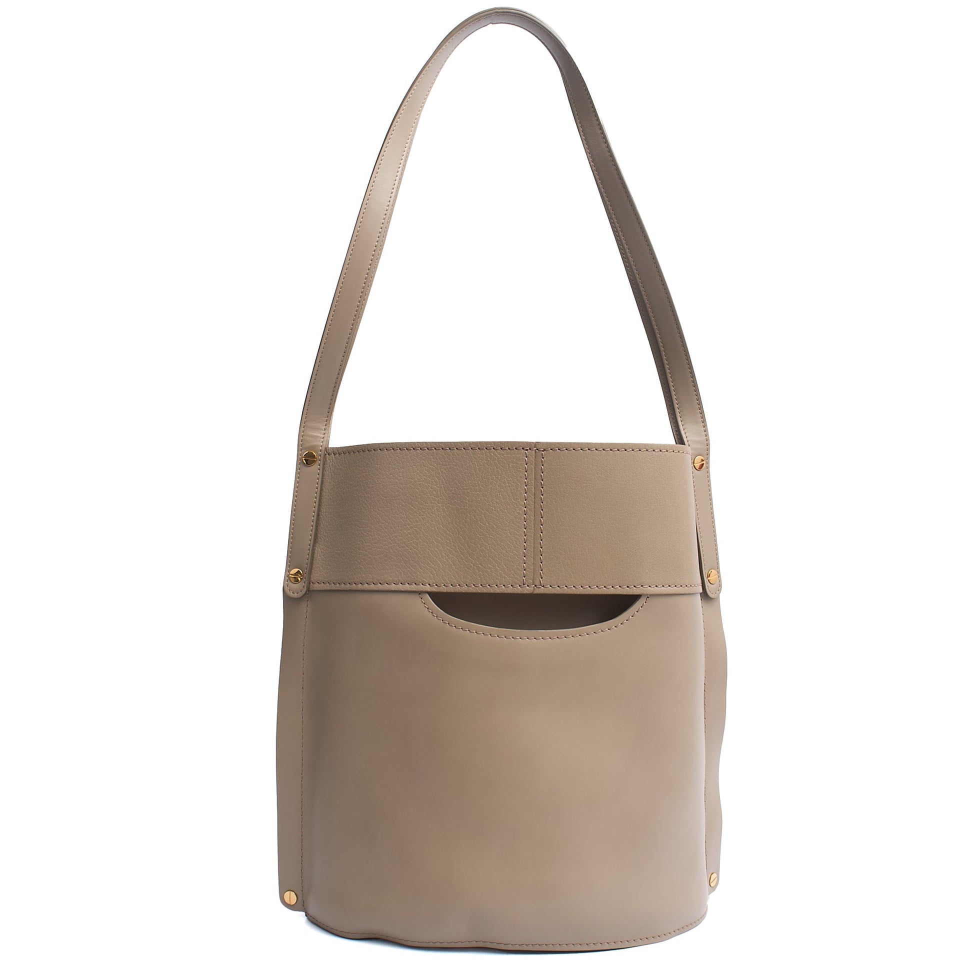 Chloe Shoulder Bag Tote in Neutral, Leather — Alternate View 9