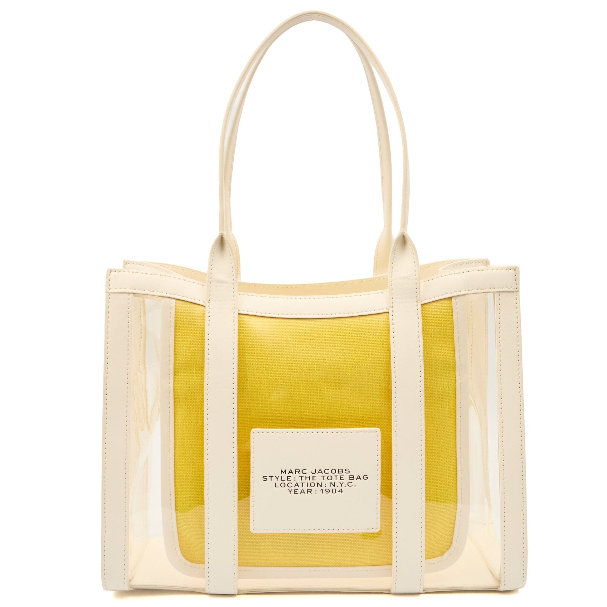 Marc Jacobs Tote The Tote Bag in White, Leather — Alternate View 15