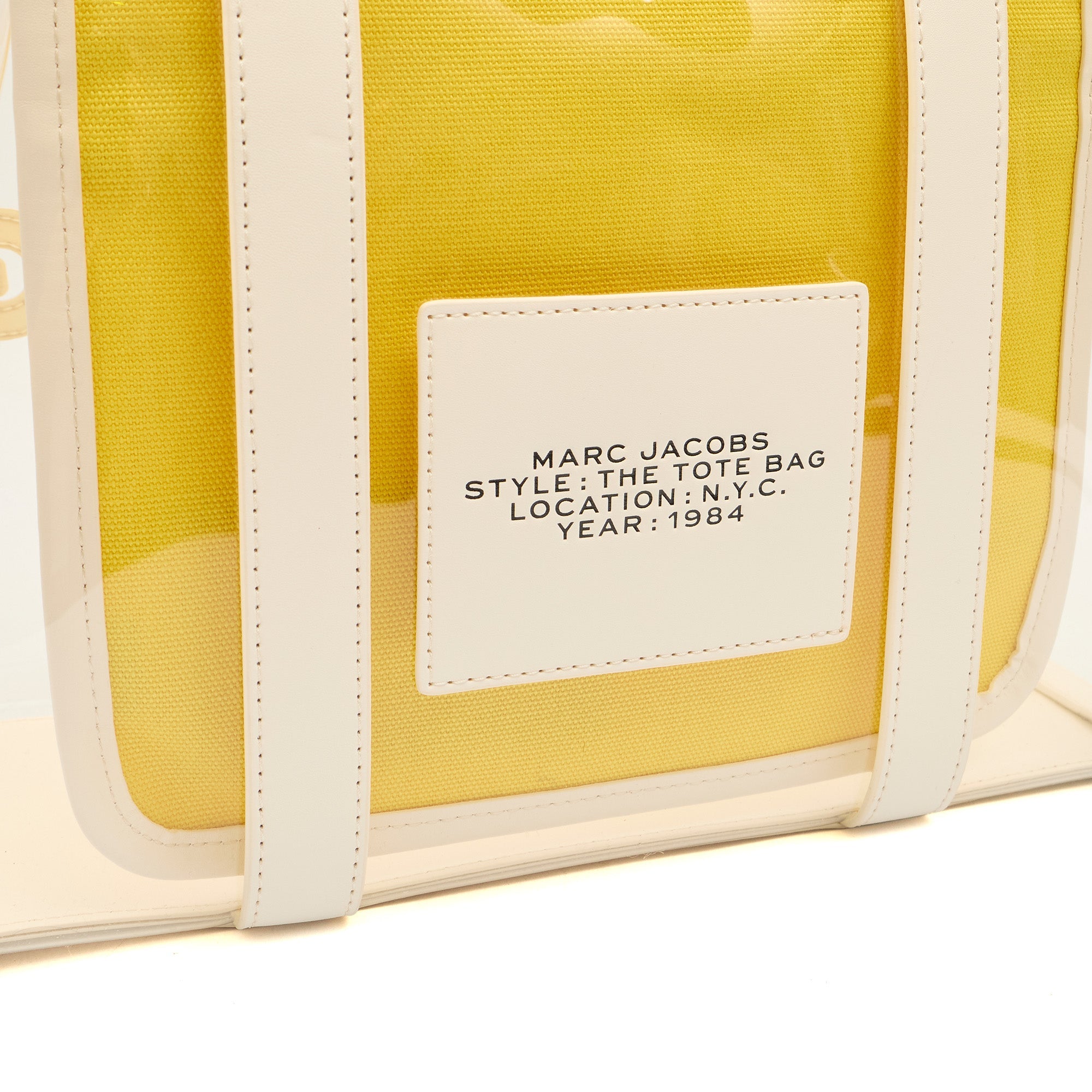 Marc Jacobs Tote The Tote Bag in White, Leather — Alternate View 18