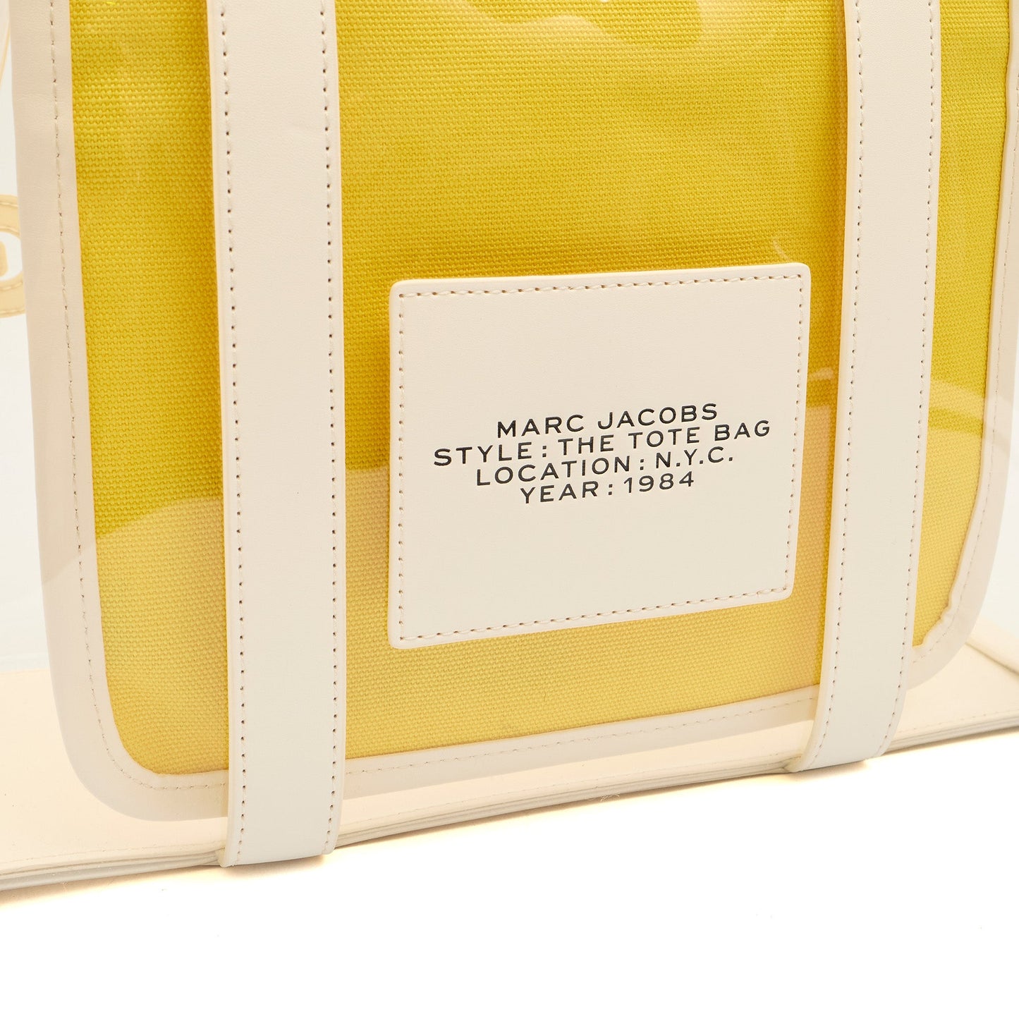 Marc Jacobs Tote The Tote Bag in White, Leather — Alternate View 12