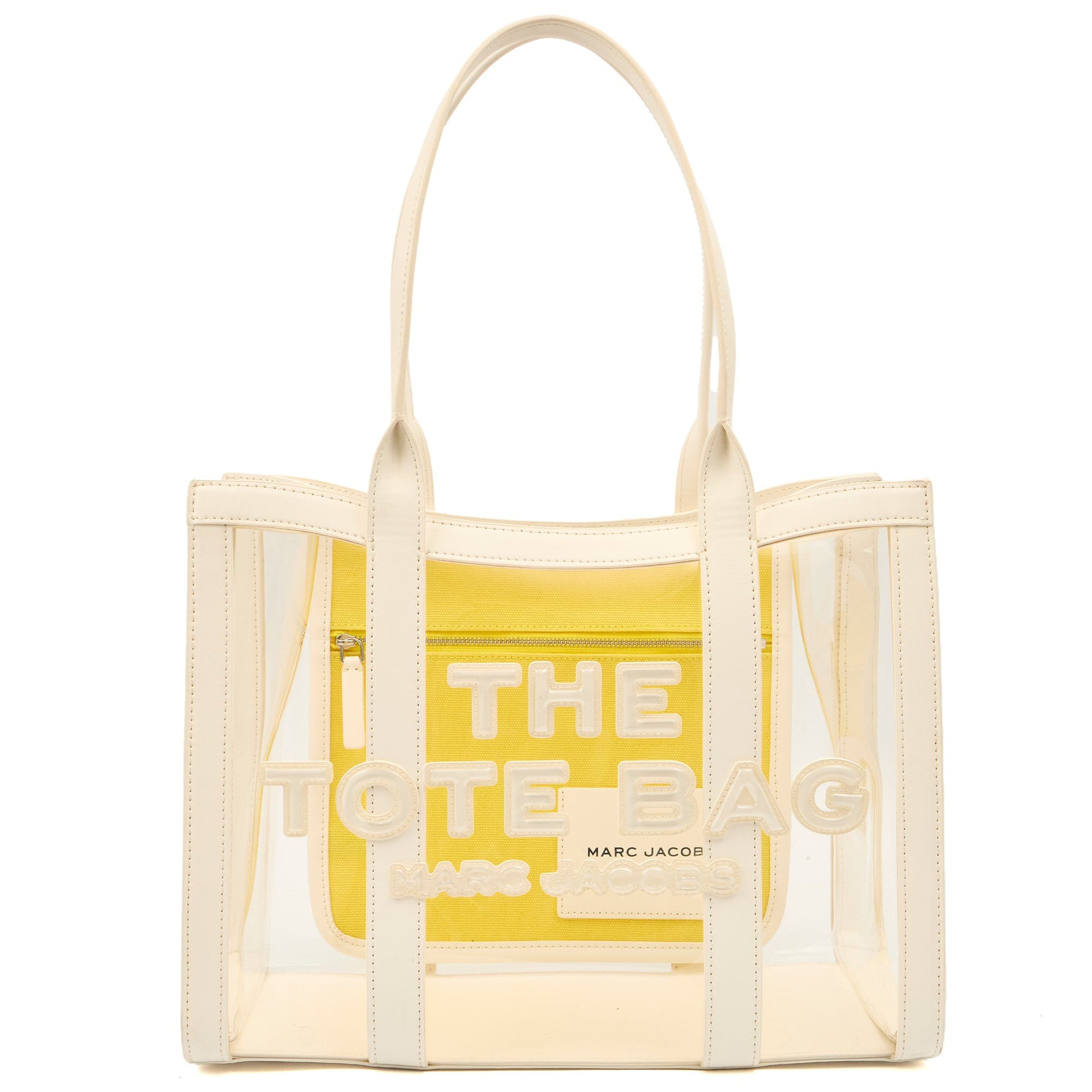 Marc Jacobs Tote The Tote Bag in White, Leather — Alternate View 7