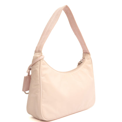 Prada Top Handle Re-edition 2000 Nylon Mini Bag in Pink, Nylon — Side View