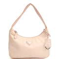 Prada Top Handle Re-edition 2000 Nylon Mini Bag in Pink, Nylon — Front View
