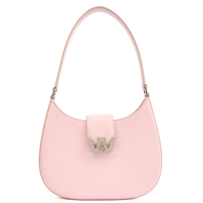 Alexander Wang Legacy Hobo in Pink, Leather — Front View