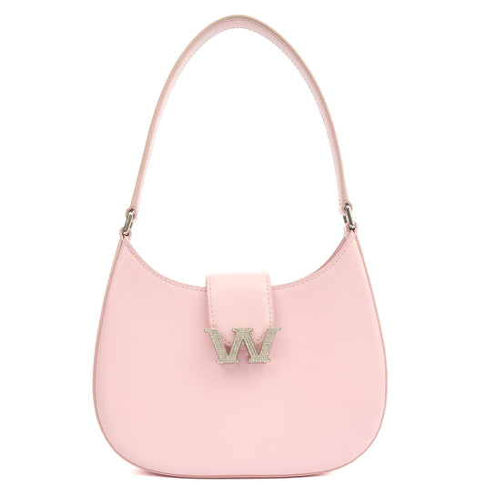 Alexander Wang Legacy Hobo in Pink, Leather — Front View