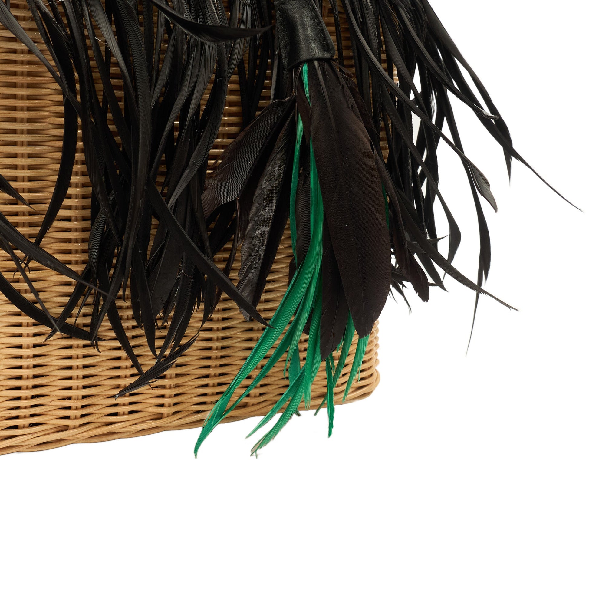 Prada Tote Midollino in Neutral, Wicker — Alternate View 14