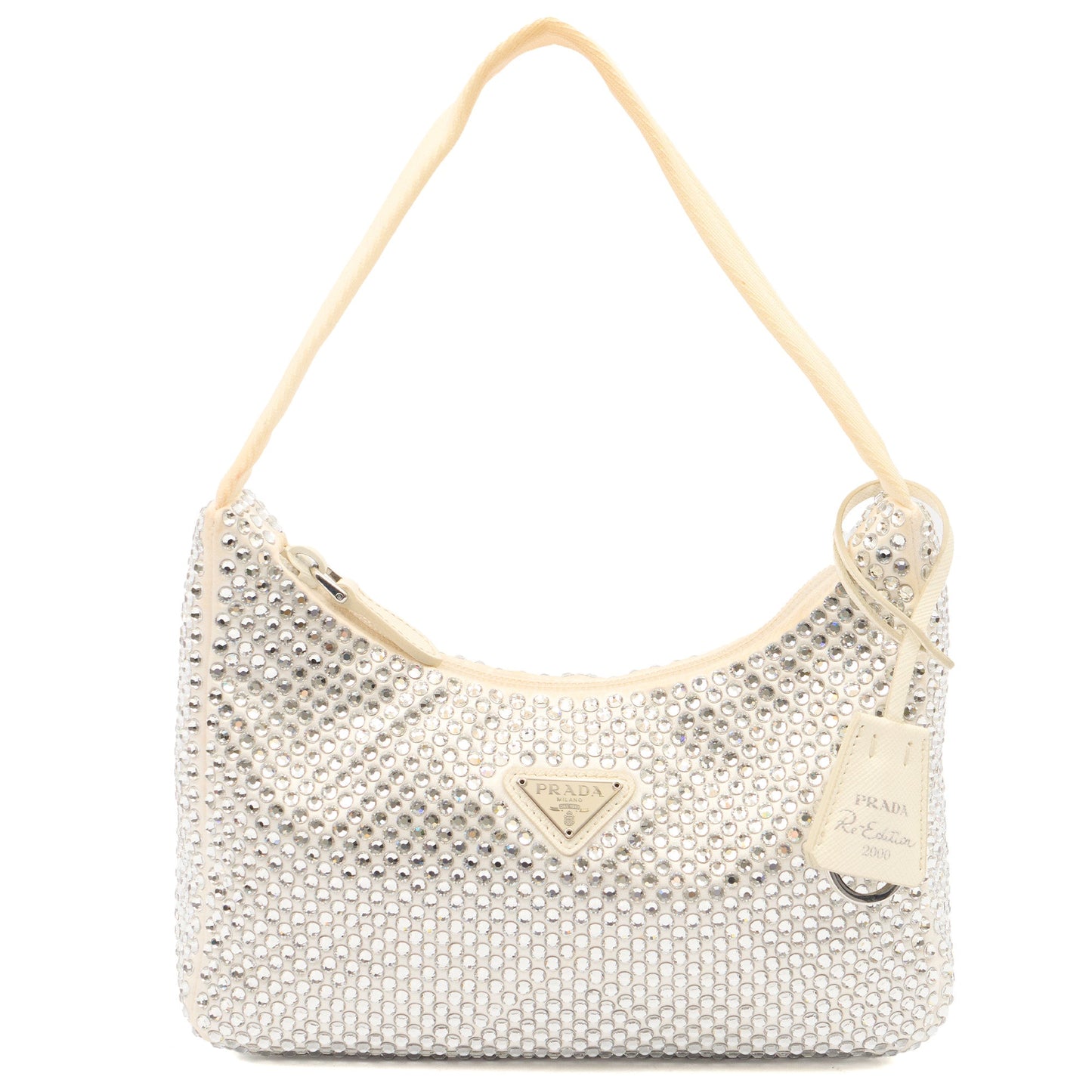 Prada Mini Bag  Satin Mini-bag in White, Fabric — Alternate View 13