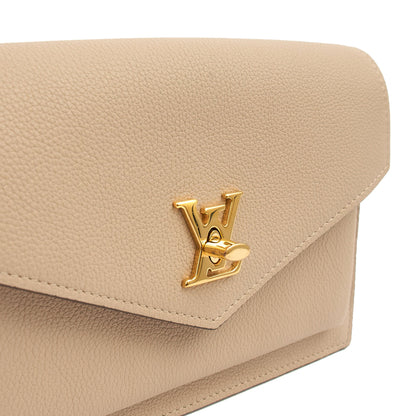 Louis Vuitton Cross Body Mylockme Chain Pochette in Neutral, Leather — Lifestyle View