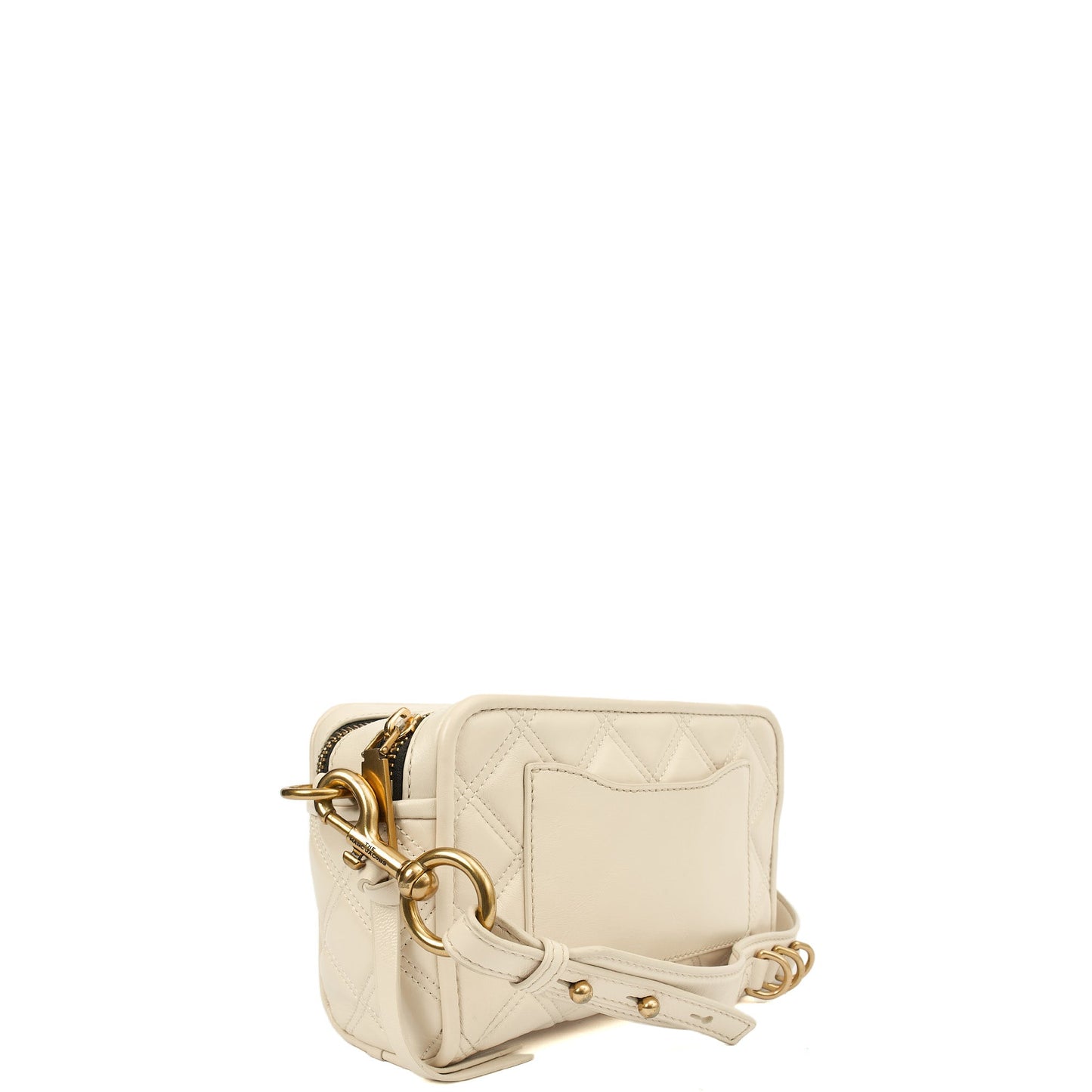 Marc Jacobs Cross Body Snapshot in Neutral, Leather — Side View