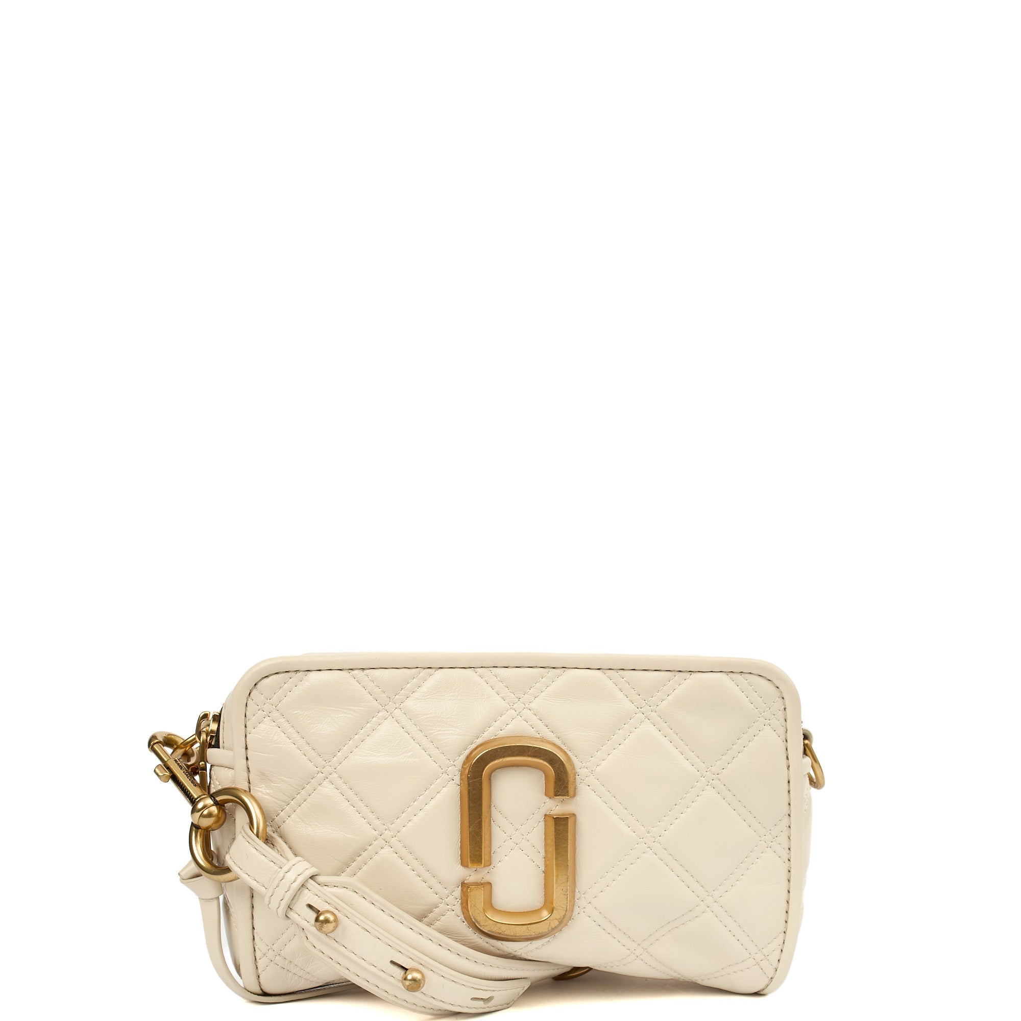 Marc Jacobs Cross Body Snapshot in Neutral, Leather — Alternate View 8