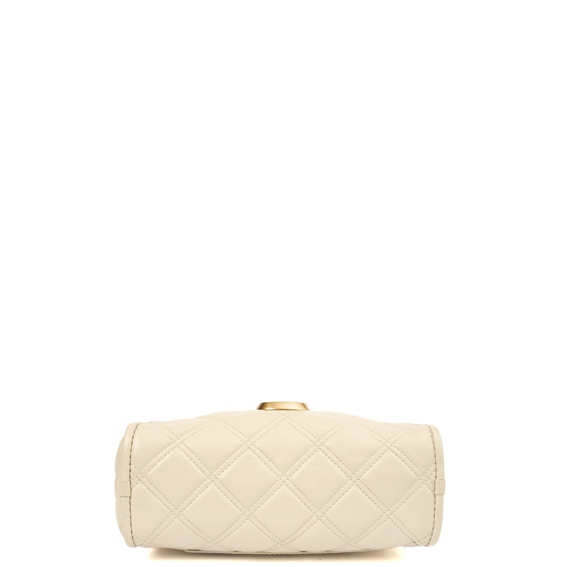 Marc Jacobs Cross Body Snapshot in Neutral, Leather — Top View