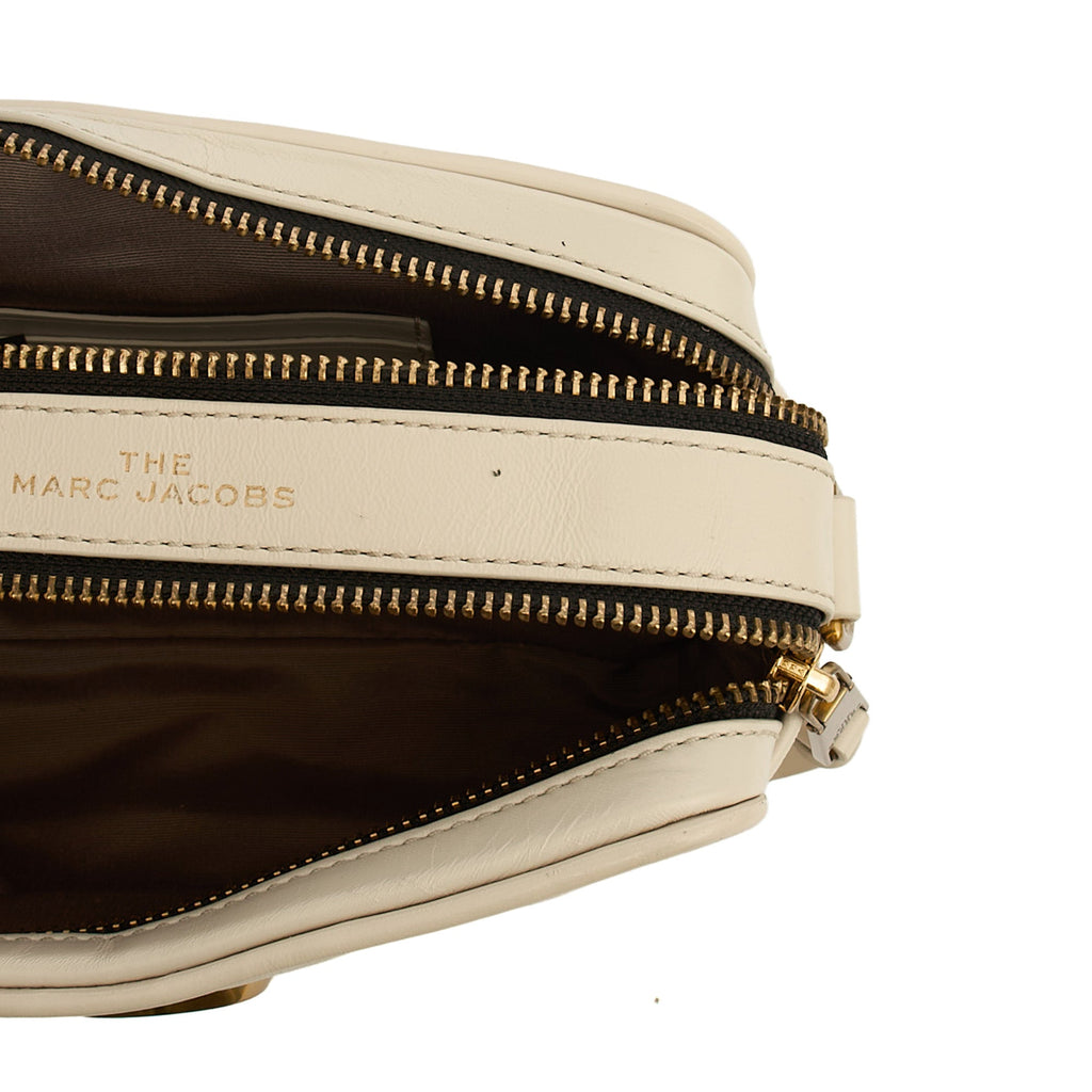 Marc Jacobs Cross Body Snapshot in Neutral, Leather — Alternate View 7